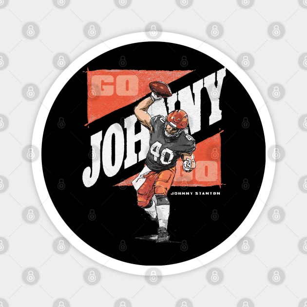 Johnny Stanton Cleveland Go Johnny Go Magnet by Buya_Hamkac